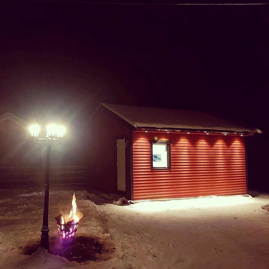Camp Caroli Wooden Cabins Jukkasjarvi Luaran gambar
