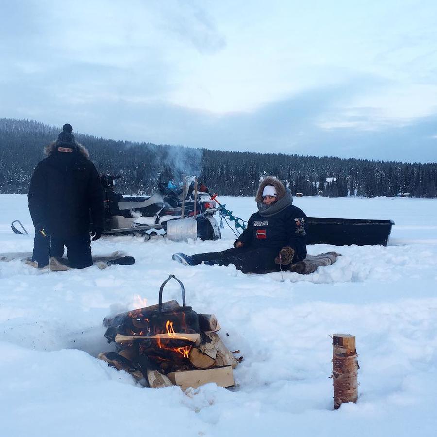 Camp Caroli Wooden Cabins Jukkasjarvi Luaran gambar