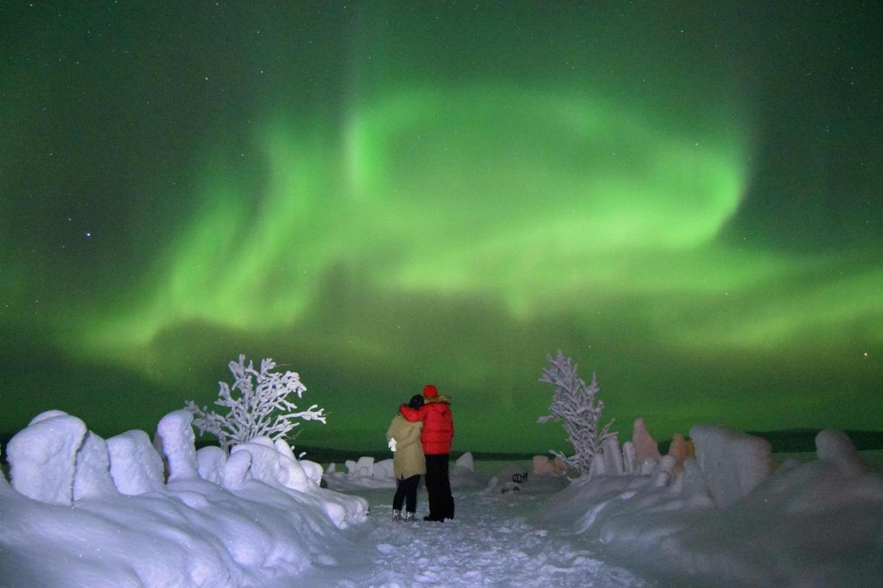 Camp Caroli Wooden Cabins Jukkasjarvi Luaran gambar
